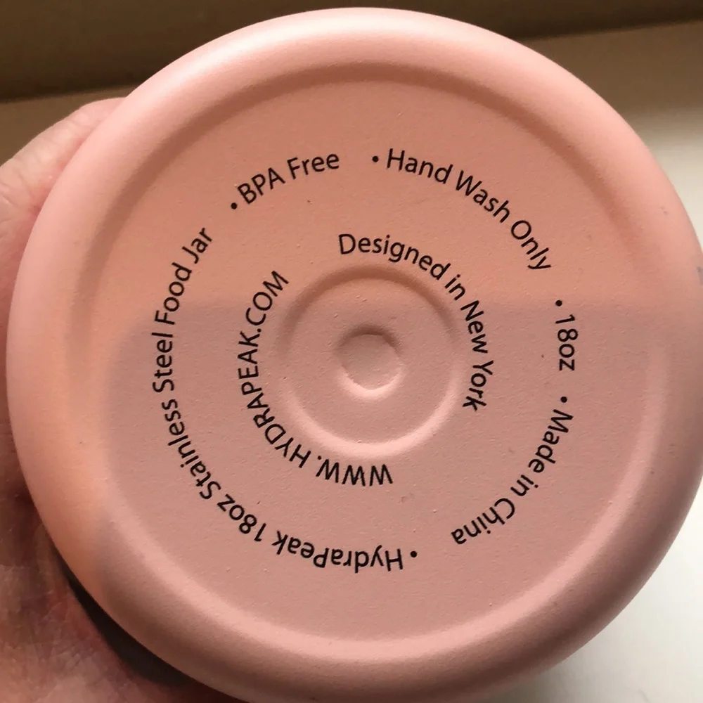 New Drink Water Bottle & Thermos Pink Matching Stainless Steel Lunchbox Set - Picture 12 of 13